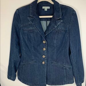 Coldwater Creek dressy denim jean jacket